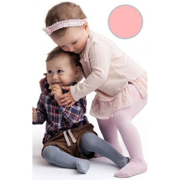 RAJSTOPY NIEMOWLĘCE PRĄŻKOWANE KNITTEX | PUCHATKI COTTON CANDY
