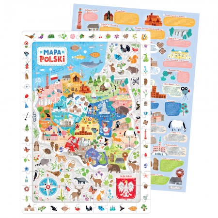 CzuCzu Puzzle obserwacyjne Mapa Polski