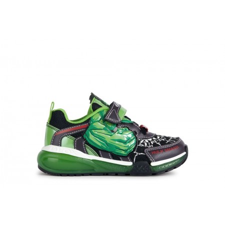 Geox Sneakersy Świecące Marvel HULK Avengers BAYONYC J35FEB 011CE C0016 - bossokids.pl - BOSSO Lublin