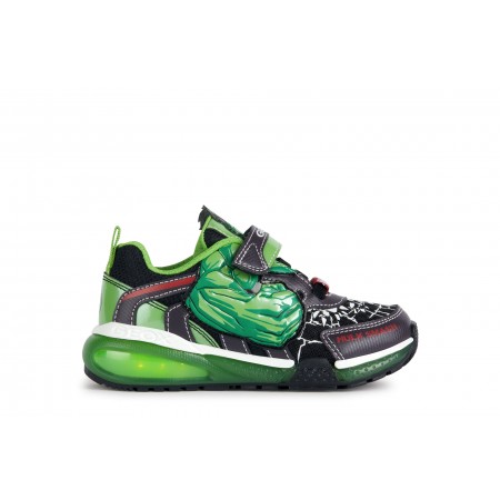 Geox Sneakersy Świecące Marvel HULK Avengers BAYONYC J35FEB 011CE C0016 - bossokids.pl - BOSSO Lublin