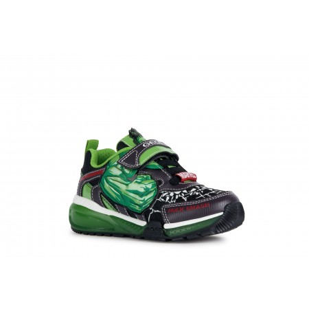 Geox Sneakersy Świecące Marvel HULK Avengers BAYONYC J35FEB 011CE C0016 - bossokids.pl - BOSSO Lublin