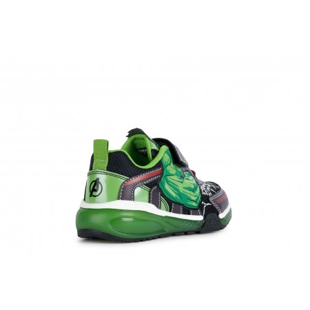 Geox Sneakersy Świecące Marvel HULK Avengers BAYONYC J35FEB 011CE C0016 - bossokids.pl - BOSSO Lublin