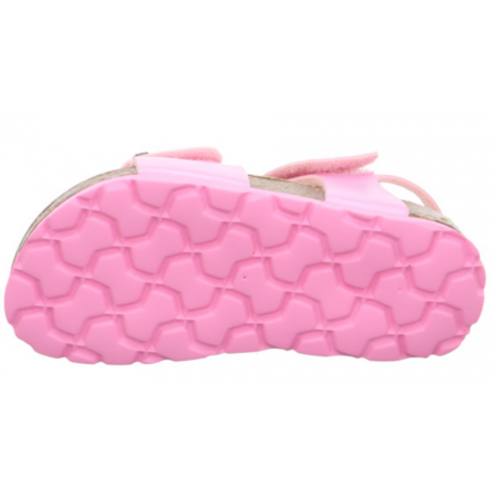 Sandały dla dziewczynki na korku SUPERFIT SANDAŁY FUSBETY 1-000118-5500 BOSSO Lublin