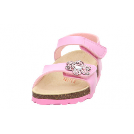 Sandały dla dziewczynki na korku SUPERFIT SANDAŁY FUSBETY 1-000118-5500 BOSSO Lublin
