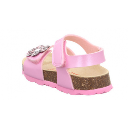 Sandały dla dziewczynki na korku SUPERFIT SANDAŁY FUSBETY 1-000118-5500 BOSSO Lublin