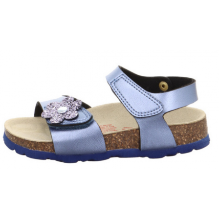 Sandały dla dziewczynki na korku SUPERFIT SANDAŁY FUSBETY 1-000118-8010 BOSSO Lublin