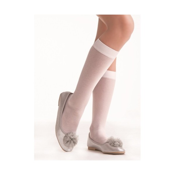 KNITTEX AIDA PODKOLANÓWKI BIAŁE 20 DEN