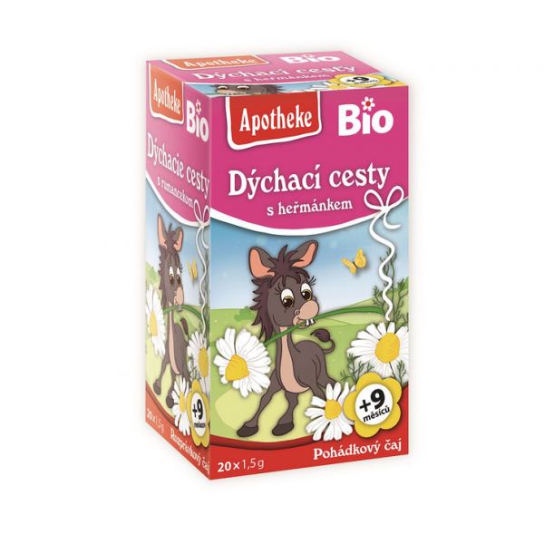 Apotheke Bio HERBATKA DLA DZIECI - NA DROGI ODDECHOWE PO 9 MIESIĄCU (20 x 1,5 g) 30 g