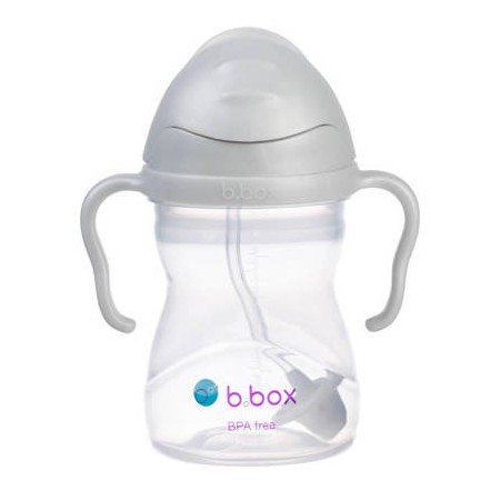 b.box bidon ze słomką 240 ml, szary