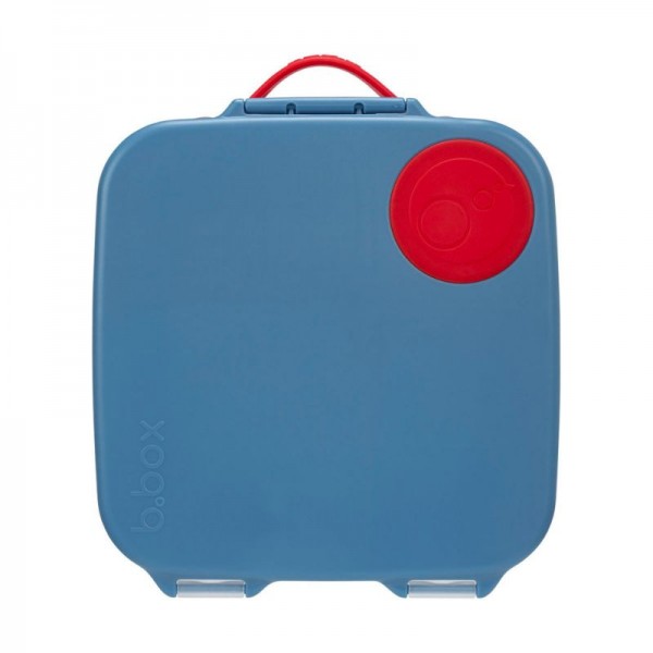 b.box lunchbox duży | śniadaniówka do szkoły, do pracy | Blue Blaze Niebieski Czerwony