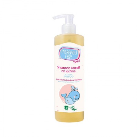 Pierpaoli Ekos Baby Delikatny szampon dla dzieci i niemowląt NO TEARS, bez łez, 400ml