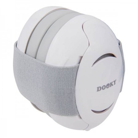 Dooky Słuchawki ochronne Baby Earmuff white 0-3 l wygłuszające słuchawki dla dzieci