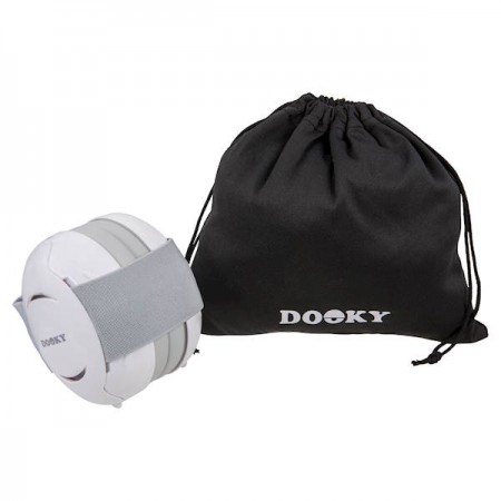 Dooky Słuchawki ochronne Baby Earmuff white 0-3 l wygłuszające słuchawki dla dzieci