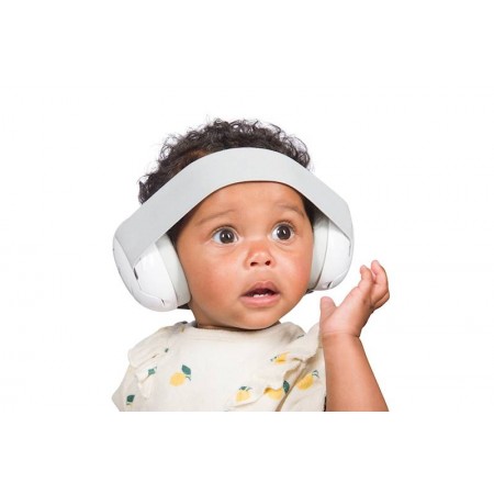 Dooky Słuchawki ochronne Baby Earmuff white 0-3 l wygłuszające słuchawki dla dzieci