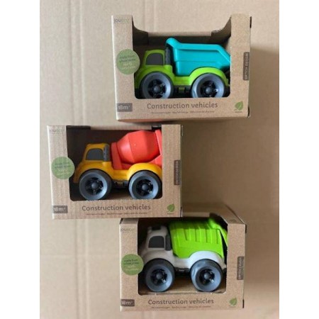 Bio zabawki, ekologiczne zabawki dla dzieci, Joueco Bio Autko Betoniarka 18m+