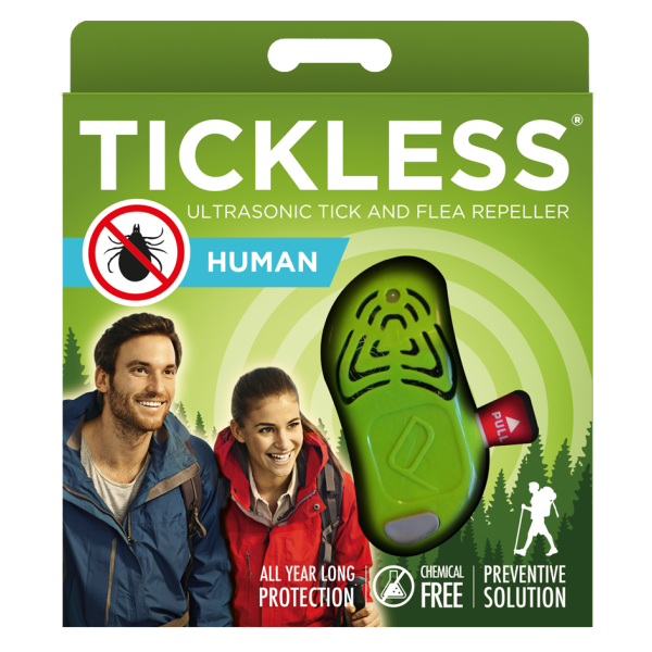 Tickless® Human Green Ochrona Przed Kleszczami Odstraszacz Ultradźwiękowy