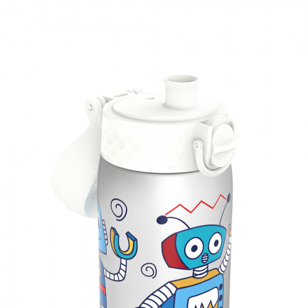 ION8 Bidon z Ustnikiem BPA Free Roboty 500ml Biały