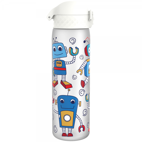 ION8 Bidon z Ustnikiem BPA Free Roboty 500ml Biały