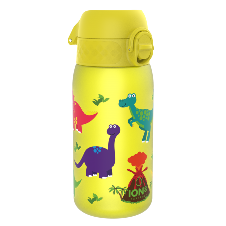 ION8 Bidon z Ustnikiem BPA Free Dinozaury 350ml Żółty