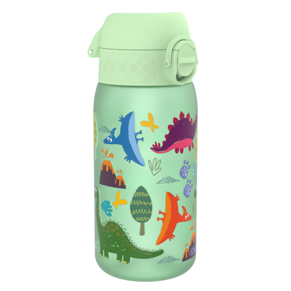 ION8 Bidon z Ustnikiem BPA Free Dinozaury 350ml Zielony