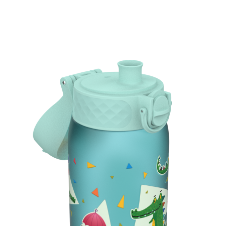 ION8 Bidon z Ustnikiem BPA Free Krokodyle 350ml Błekitny
