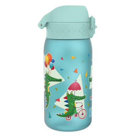 ION8 Bidon z Ustnikiem BPA Free Krokodyle 350ml Błekitny