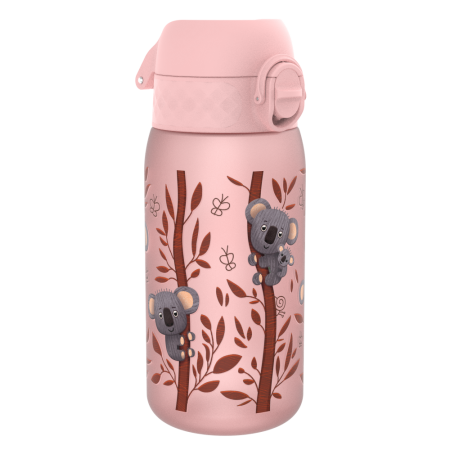 ION8 Bidon z Ustnikiem BPA Free Koala 350ml Różowy