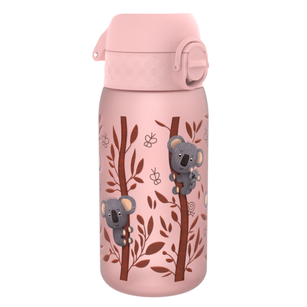 ION8 Bidon z Ustnikiem BPA Free Koala 350ml Różowy