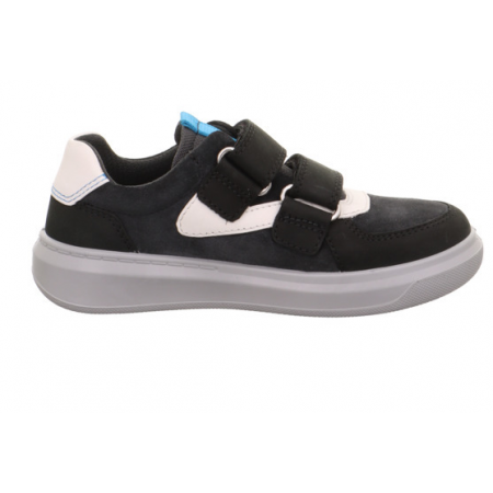 Superfit Lekkie Skórzane Sneakersy Cosmo 1-006474-2000 CZARNY BOSSO Lublin