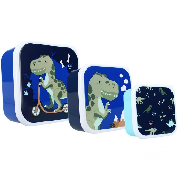 PRET Snackbox Śniadaniówka 3w1 Dino T-Rex Lunchbox