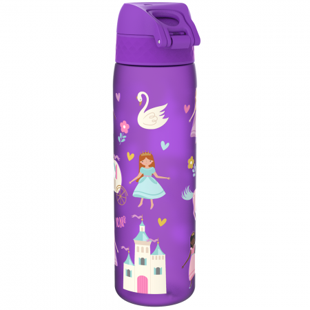 ON8 Bidon z Ustnikiem BPA Free Princess 500ml Fioletowy, Księżniczki