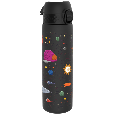 ION8 Bidon z Ustnikiem BPA Free Spaceship 500ml Czarny, Kosmos