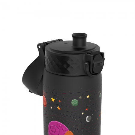 ION8 Bidon z Ustnikiem BPA Free Spaceship 500ml Czarny, Kosmos