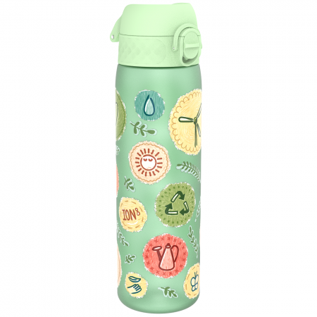 ION8 Bidon z Ustnikiem BPA Free Eco 500ml Zielony, Jestem Eko