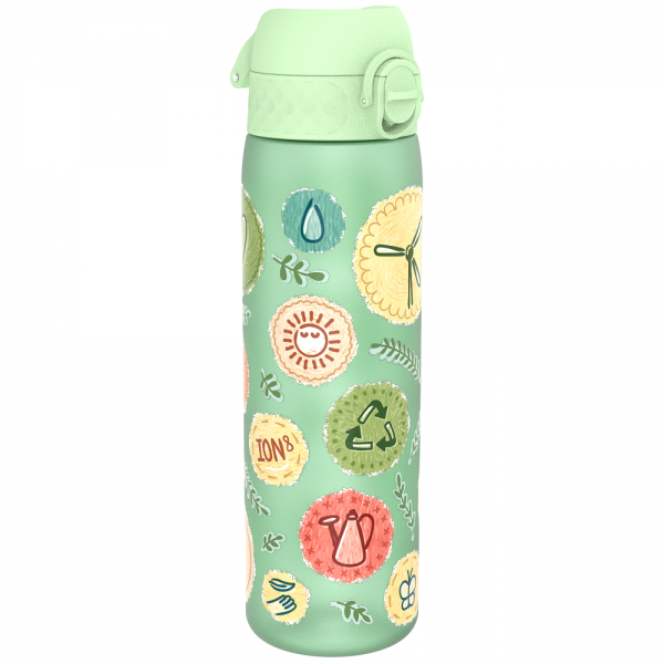 ION8 Bidon z Ustnikiem BPA Free Eco 500ml Zielony, Jestem Eko