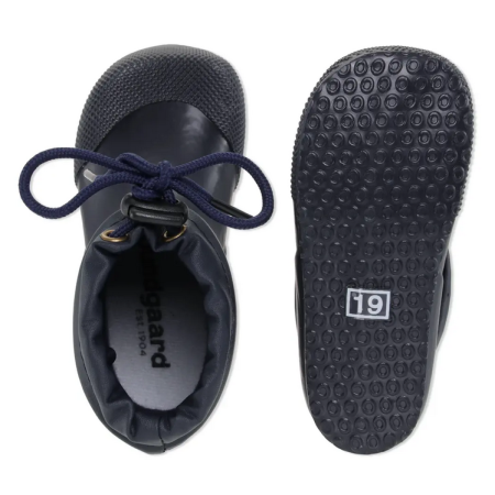 Bundgaard Kalosze Barefoot Cover 501 Navy, Granatowe - szeroki kalosze dla dzieci - bossokids.pl