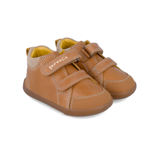 Garvalin Soft Barefoot Trzewiki Chłopięce 241301-B087 Brązowe