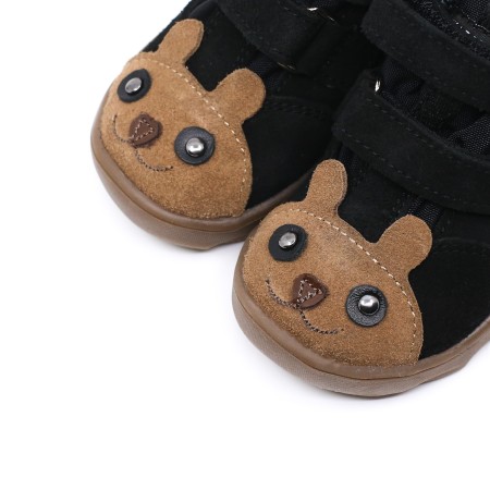 MRUGAŁA NEKO BAREFOOT BEAR BLACK TRZEWIKI OCIEPLANE Z NIEPRZEMAKALNĄ MEMBRANĄ TE-POR | Rozmiary 20-30