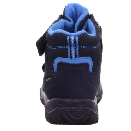 Superfit Husky Lekkie, Ciepłe Śniegowce Dla Dzieci z Membraną GORE-TEX, Wodoszczelne i Oddychające HUSKY 1-000047-8000 BLAU/BLAU