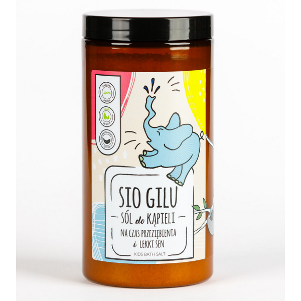 Sio Gilu Sól do kąpieli na katar z Solą Epsom od 1 roku życia, 560g