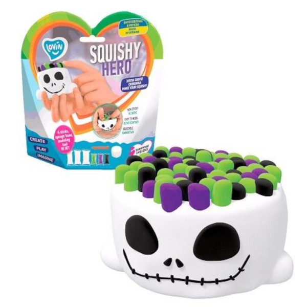 Lovin Zestaw Ciastoliny z Akcesoriami – Stwórz Squishy Scary