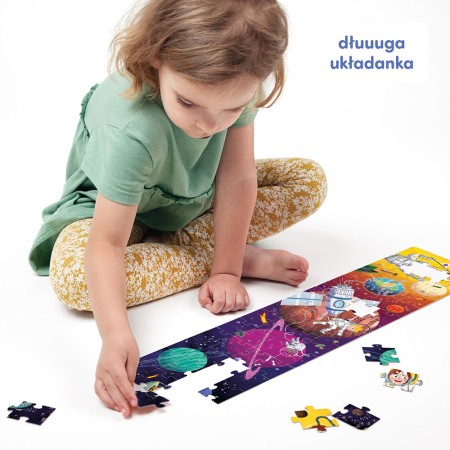 CzuCzu Puzzle Panoramiczne | Długie Puzzle Układ Słoneczny| 4+