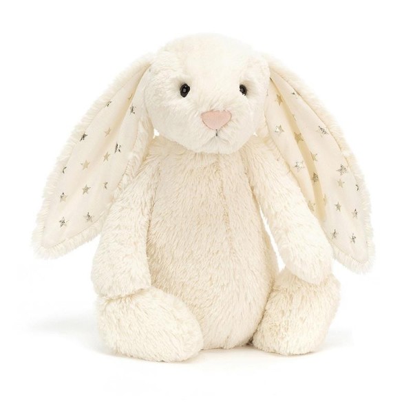 JELLYCAT Przytulanka Królik Kremowy Uszy w Gwiazdki 31cm - Maskotka dla dzieci 12m+