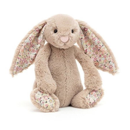 JELLYCAT Przytulanka Królik Beżowy Kwiecisty 18cm