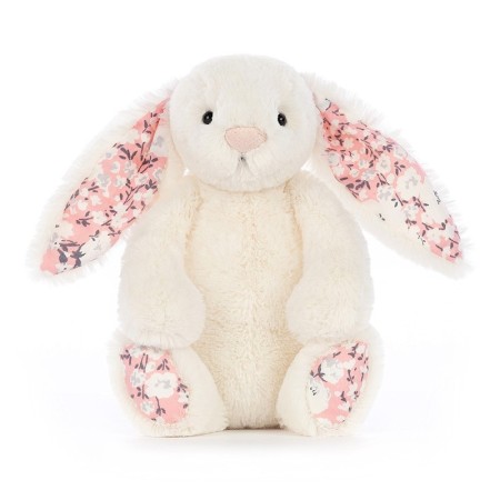 Jellycat - Przytulanka Blossom Królik z uszami w kwiatki 18cm - kremowy