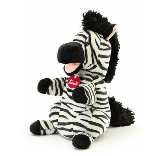 TRUDI Pacynka Przytulanka Crazy Zebra 25cm - Maskotka dla dzieci 3+