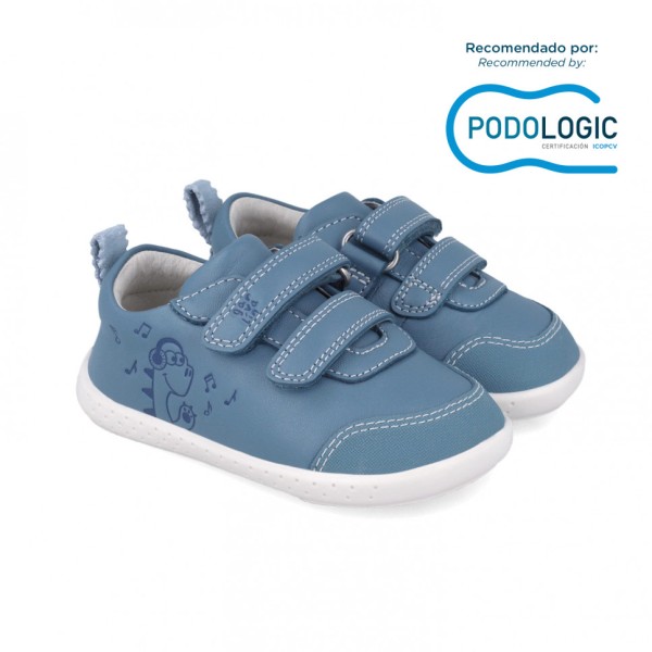 Garvalin Soft Barefoot Sneakersy Chłopięce 252333-A631 Dino