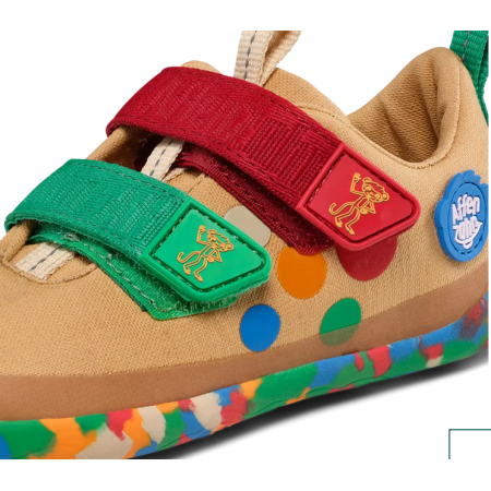 Affenzahn Lucky 10 Years – buty barefoot z bawełny organicznej, Multicolor