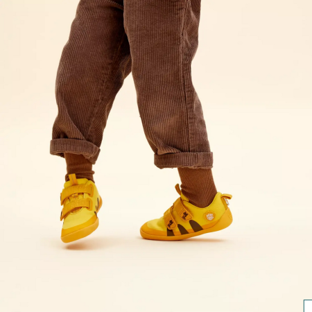 Affenzahn Lucky Tiger – dziecięce buty barefoot z bawełny organicznej