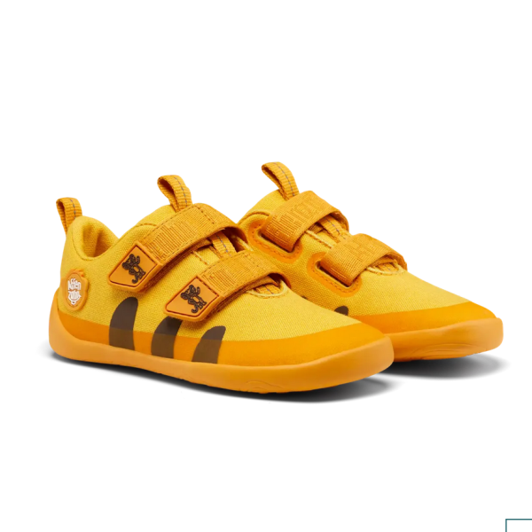 Affenzahn Lucky Tiger – dziecięce buty barefoot z bawełny organicznej – Tygrys - 00391-40120-720